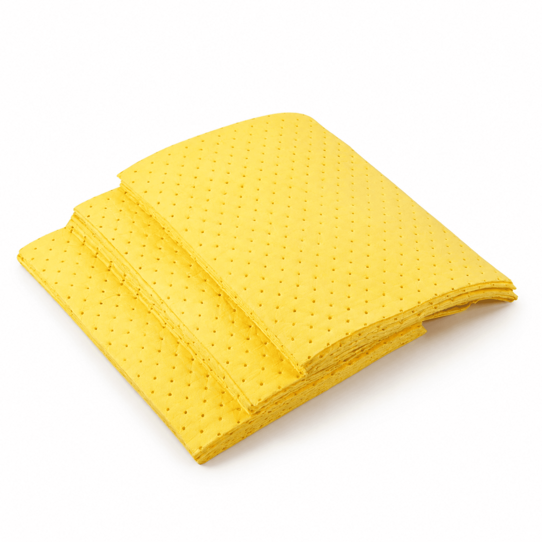 Yellow chemical absorbent pads pack shot